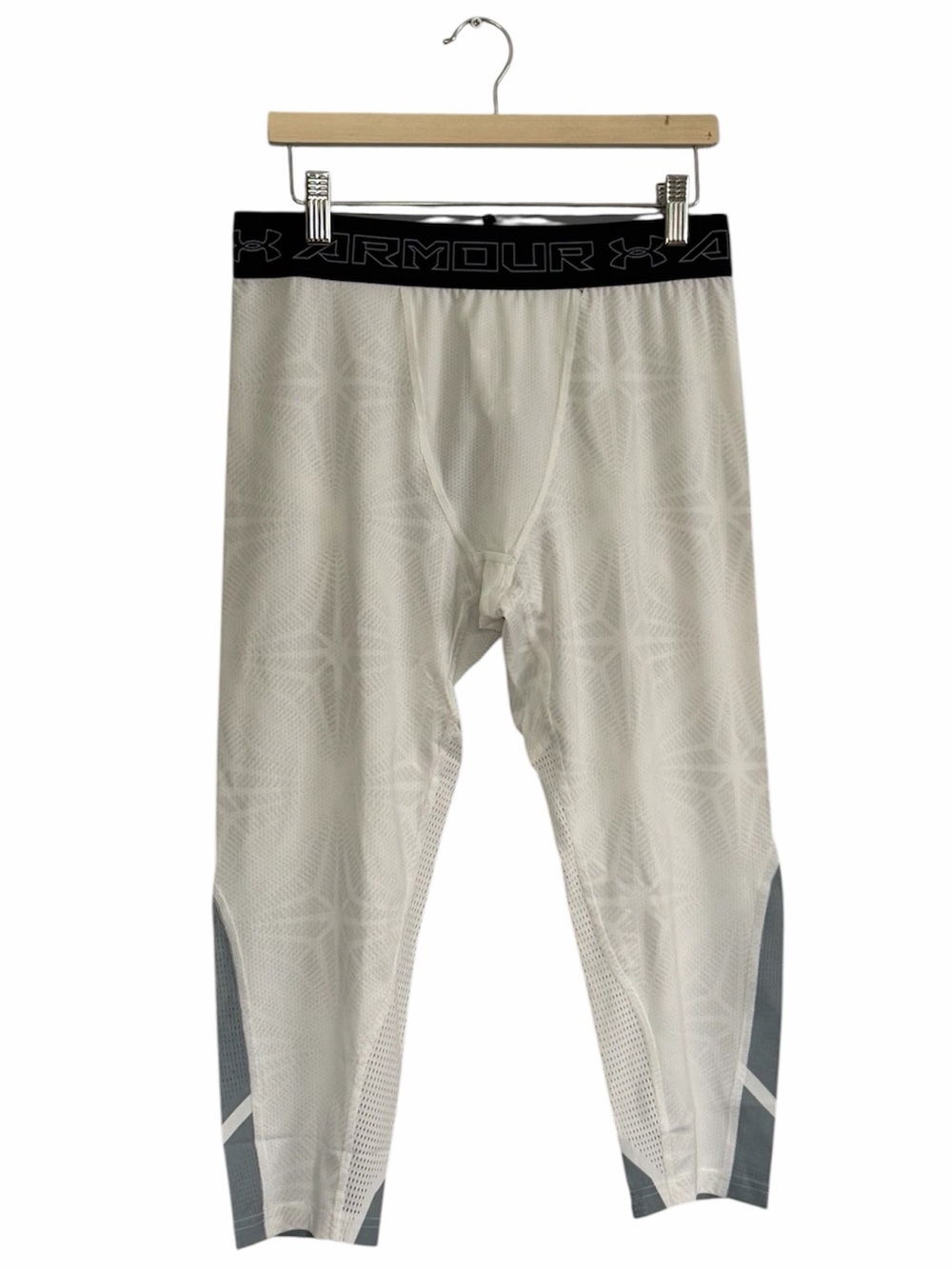 Under Armour Men's White Compression Pants Size Large